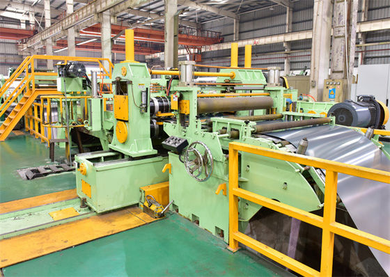 Yüksek Hassasiyetli Metal Dilme Hattı Pirinç Bakır Şerit Dilme Hattı Makinesi 4 X 650