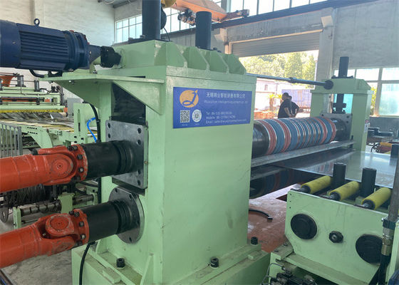Otomatik Yüksek Hızlı Metal Dilme Hattı Paslanmaz Çelik Rulo Dilme Makinesi 0.3-3 X 1600