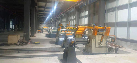 Yüksek Hassasiyetli Metal Dilme Hattı Pirinç Bakır Şerit Dilme Hattı Makinesi 4 X 650