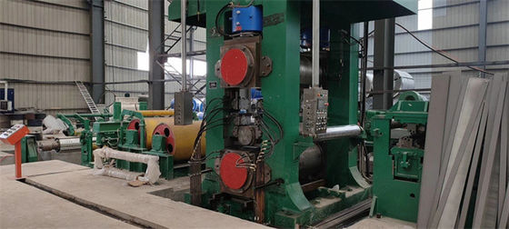 Metal Şeritler İçin 4 Hi 4 Yüksek Tersinir Soğuk Haddehane Makinesi
