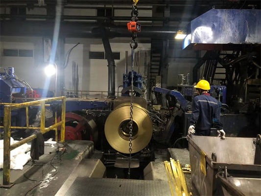 Elektrolitik Bakır Bakır Yaprak Şerit Soğuk Dolaşımlı Mill Hatları 16'dan 3'e 1'e 0,03 mm