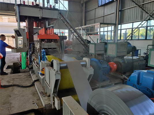 Gerginlik Düzenleyicisi Skin Pass 2Hi 4Hi Rolling Mill Line For Steel Coil Paslanmaz çelik bobin
