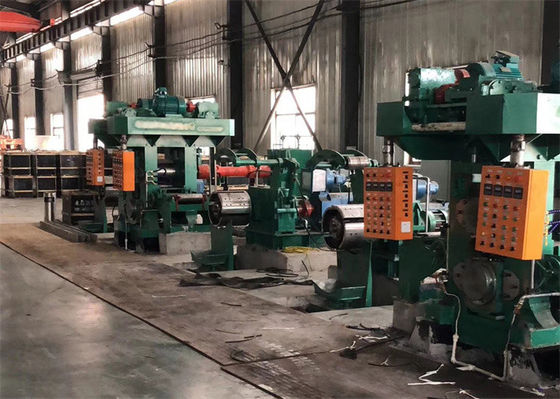 Metal Şeritler İçin Yüksek Hassasiyetli Otomatik Ters Soğuk Değirmen Makinesi