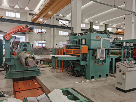 Uzunluk Hattı Paslanmaz Çelik 0.3 - 3 X 1000 200mm Otomatik Döner Makas Fly Cut