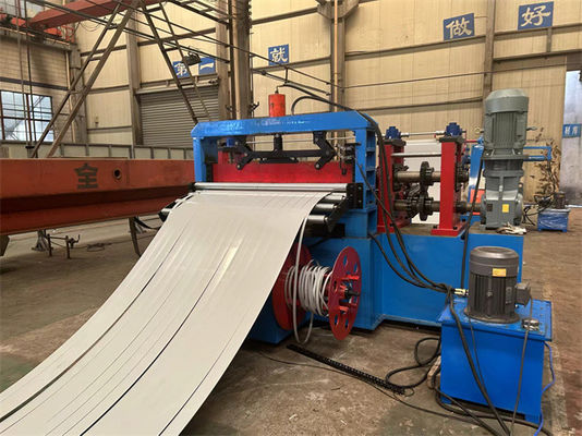 Compact Ecomonic GI PPGI Çelik Kesme Makinesi Hafif Ölçüm için 0.3-1.2 X 1250