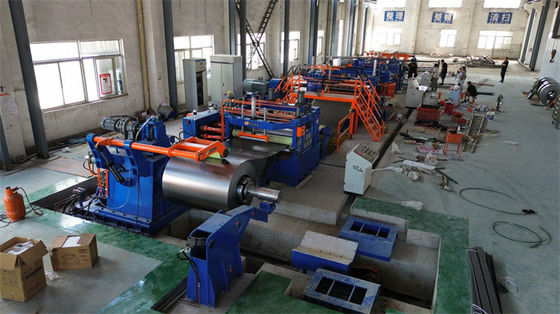150mpm Otomatik Bobine Yaprak Metal Kesme Çizgisi Uzunluk Kesme Makinesi 0.3-3 X 1600