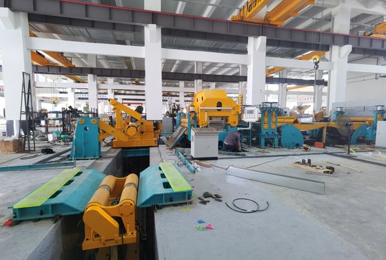 Yüksek Tensili Çelik Paslanmaz Çelik Alüminyum Yapraklar için Dökme Düzleştirme Lazer Kesme Blanklama Hattı