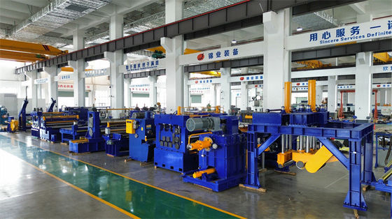 Q235 S355 Çelik Rulo Dilme Hattı Makinesi Ağır Ölçer Dilme Hattı 14 X 2000