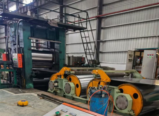 Deri Geçit Çekim Gerginliği Düzleştirme Mül hattı 4Hi 0.2-1.5 X 1300