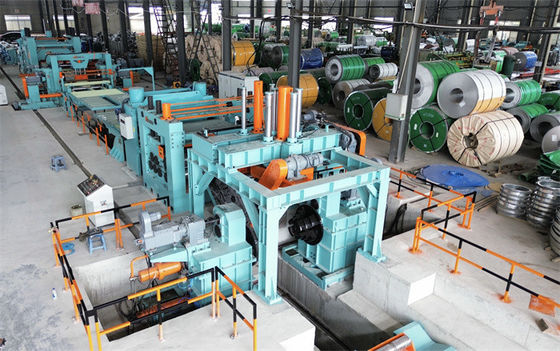 Paslanmaz çelik bobin çözme düzeltme, kenar kesimi ile uzunluk çizgisine kesim 4-16 X 2000