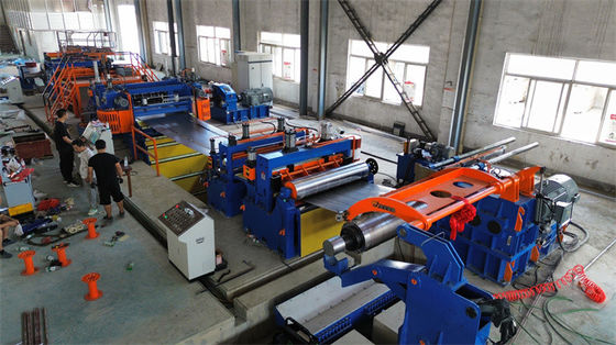 150mpm Otomatik Bobine Yaprak Metal Kesme Çizgisi Uzunluk Kesme Makinesi 0.3-3 X 1600